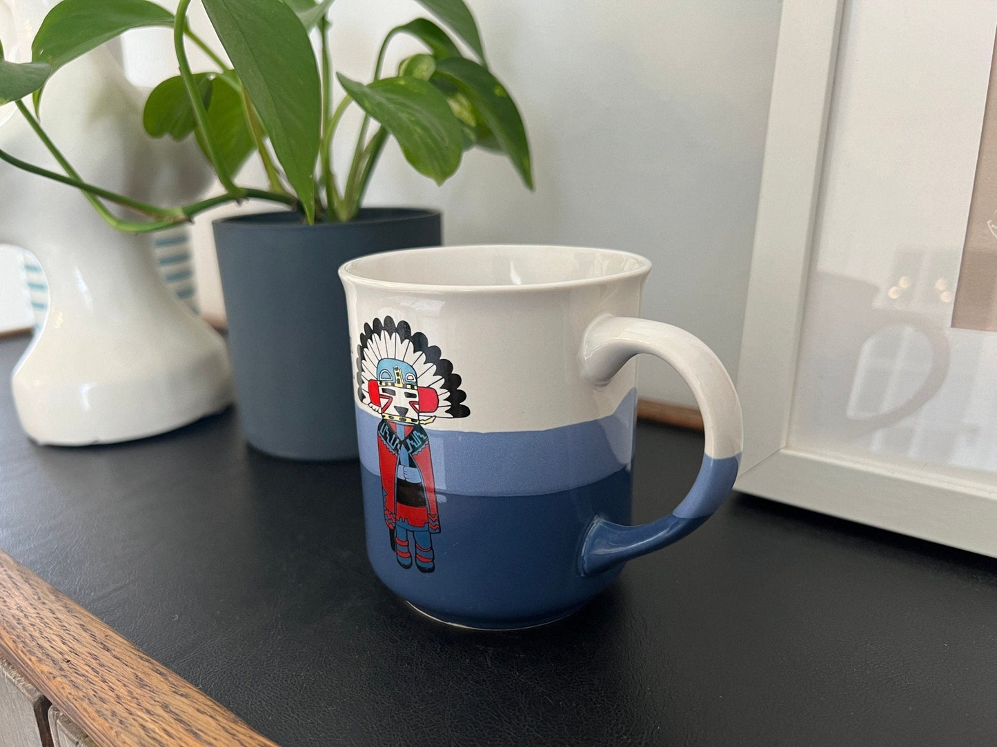 Vintage Yosemite National Park Mug Coffee, Blue tea Mug in Exceptional Condition - Loom Vintage