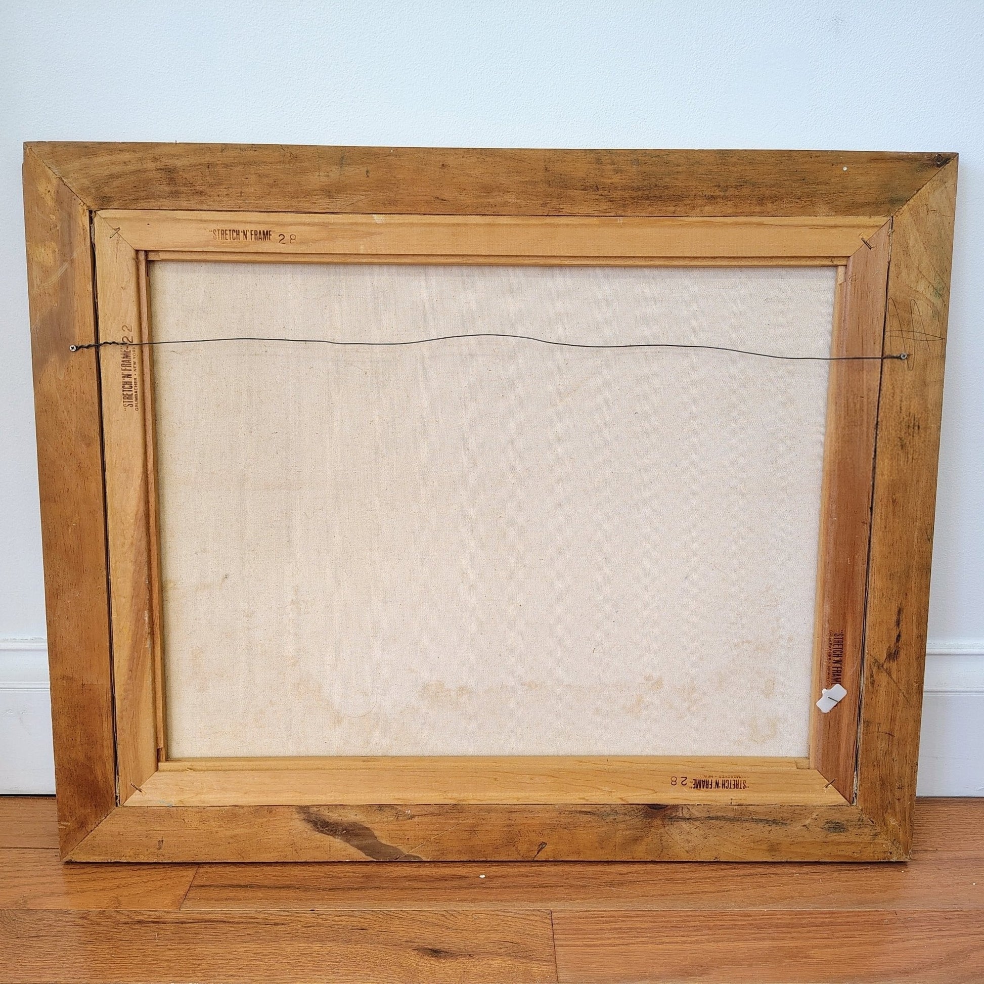 Webb Signed Oil on Canvas Landscape — Sunset Waterscape, 1980, Framed 32" × 26" - Loom Vintage