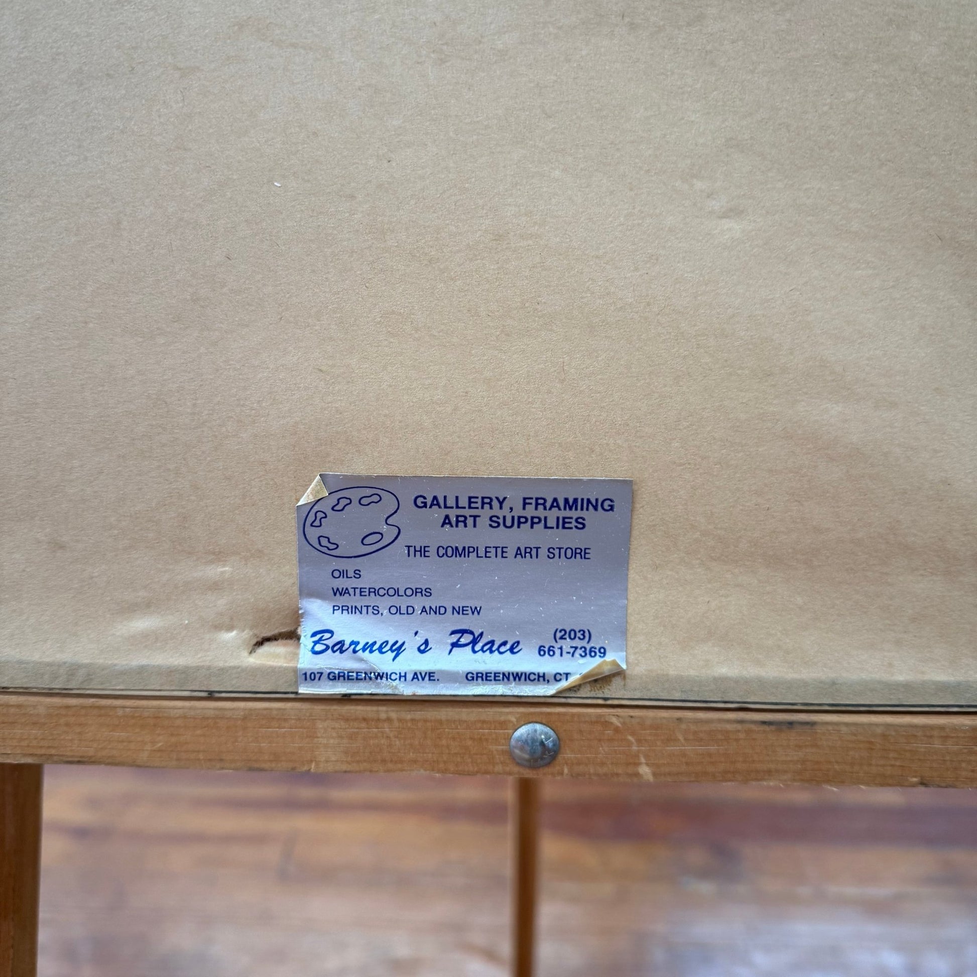 White Picket Fence Watercolor by Harriet Lovitt Damm (Framed, 16" x 13") - Loom Vintage