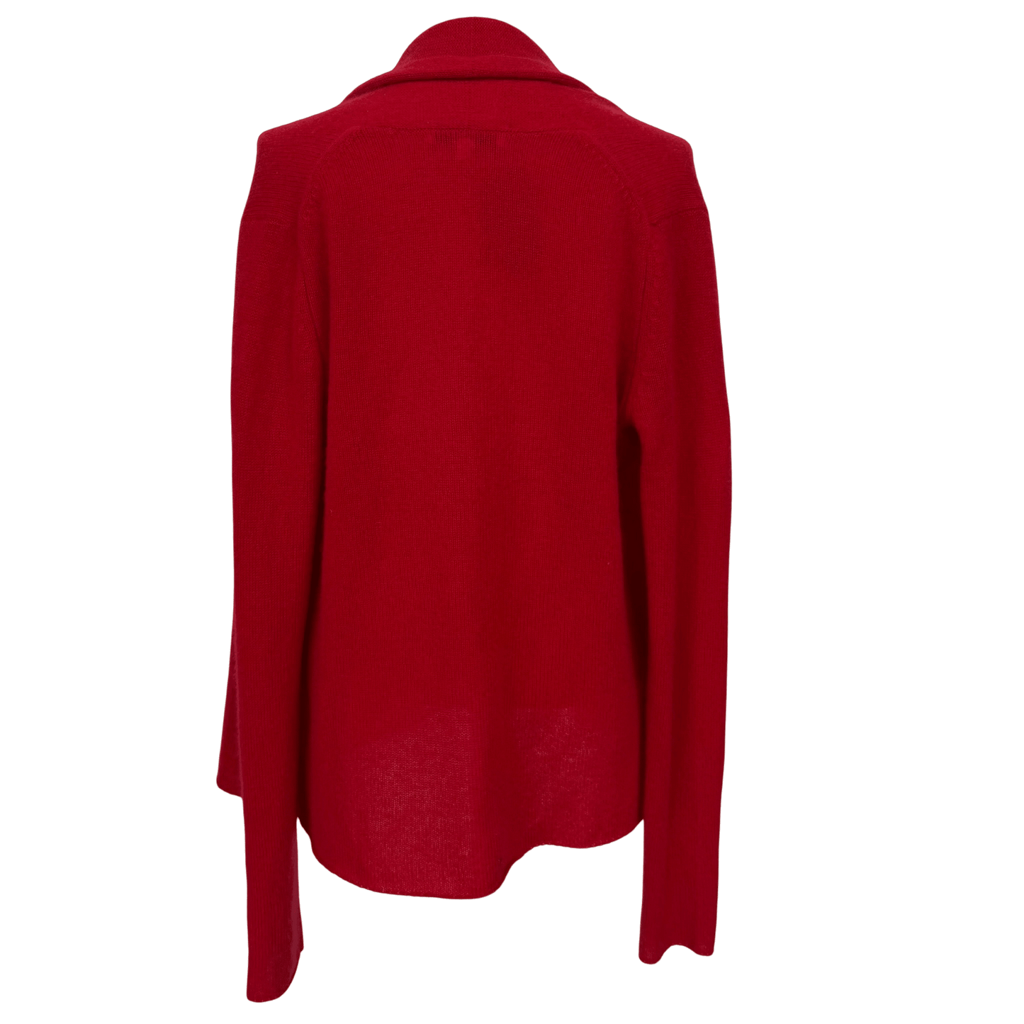 White + Warren Red 100% Cashmere Open - Front Cardigan (Small) - Loom Vintage