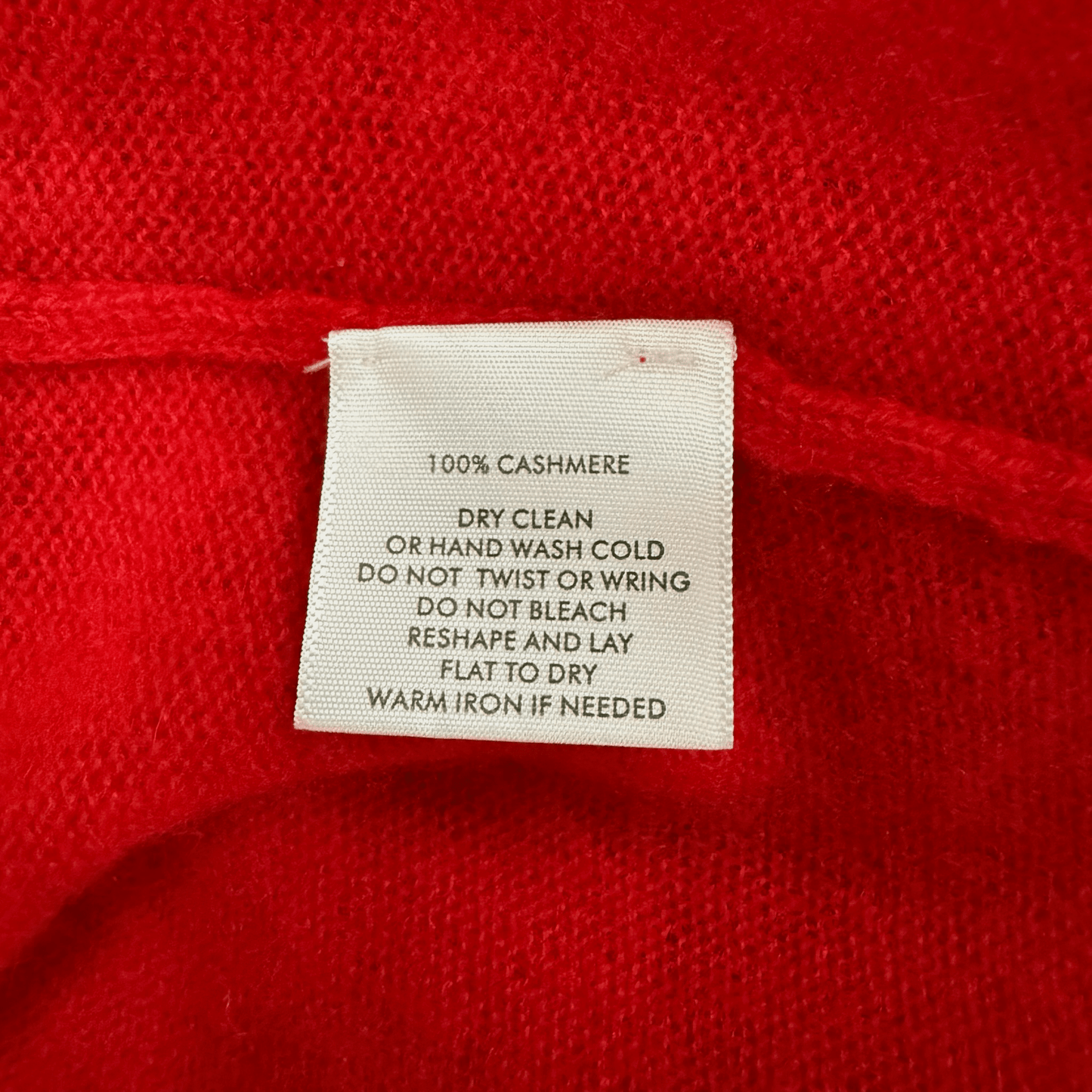 White + Warren Red 100% Cashmere Open - Front Cardigan (Small) - Loom Vintage