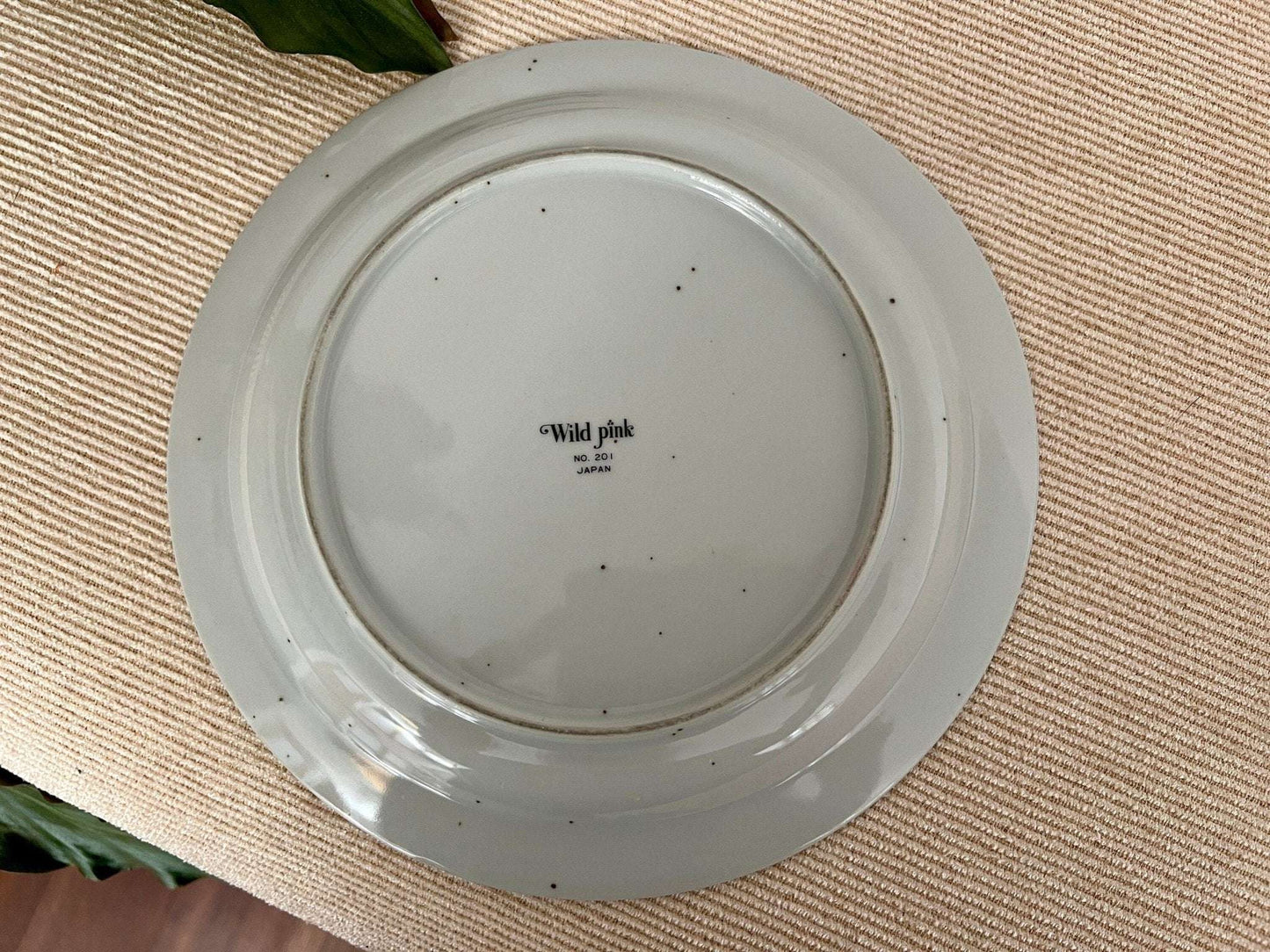 Wild Pink No. 201 Japanese Salad Plates, Set of 4 — Floral, Pink, Green & Yellow, 8" - Loom Vintage