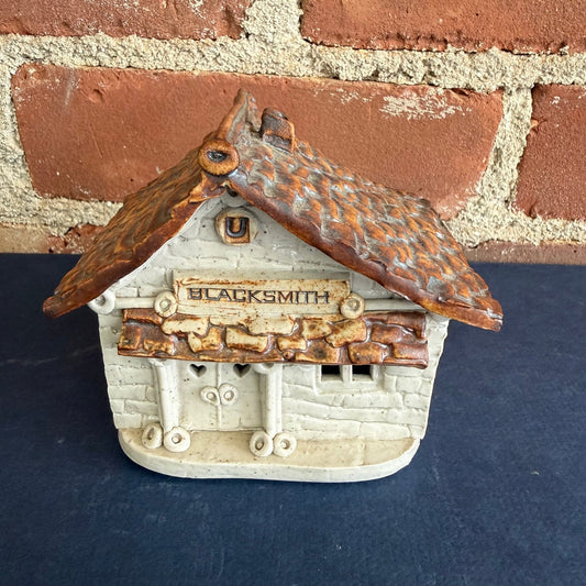 Windy Meadows Pottery Blacksmith House by Jan Richardson - Loom Vintage