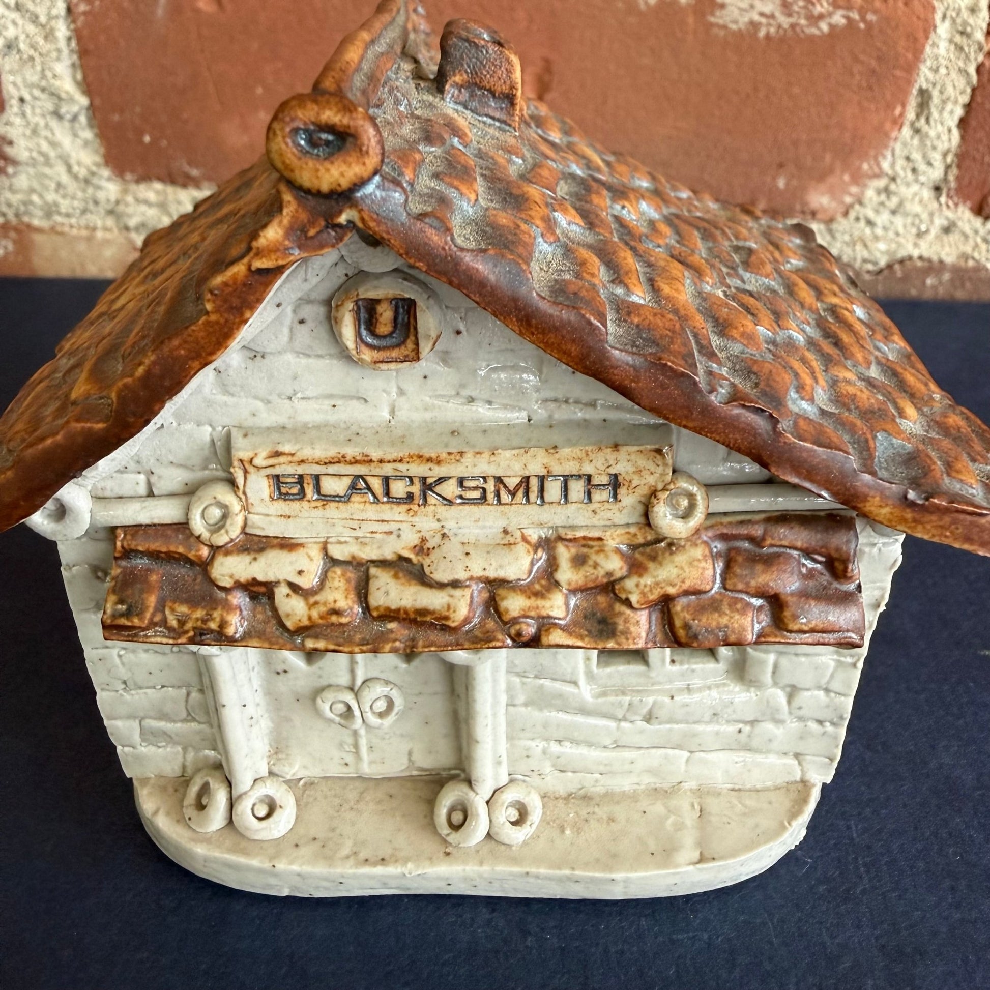 Windy Meadows Pottery Blacksmith House by Jan Richardson - Loom Vintage