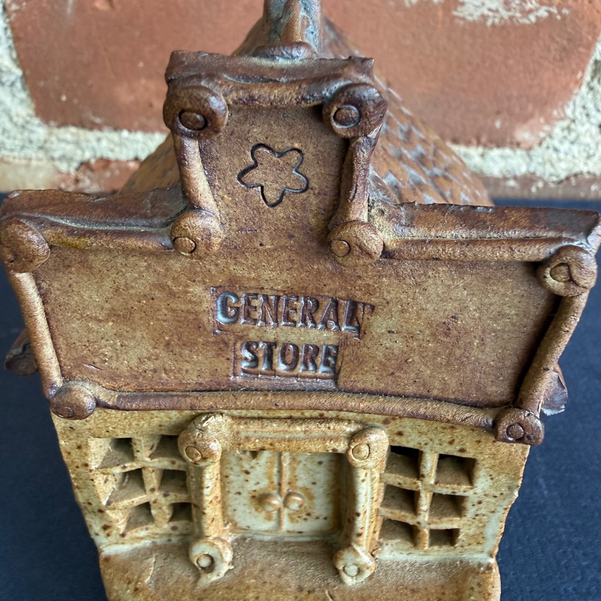 Windy Meadows Pottery General Store House by Jan Richardson - Loom Vintage