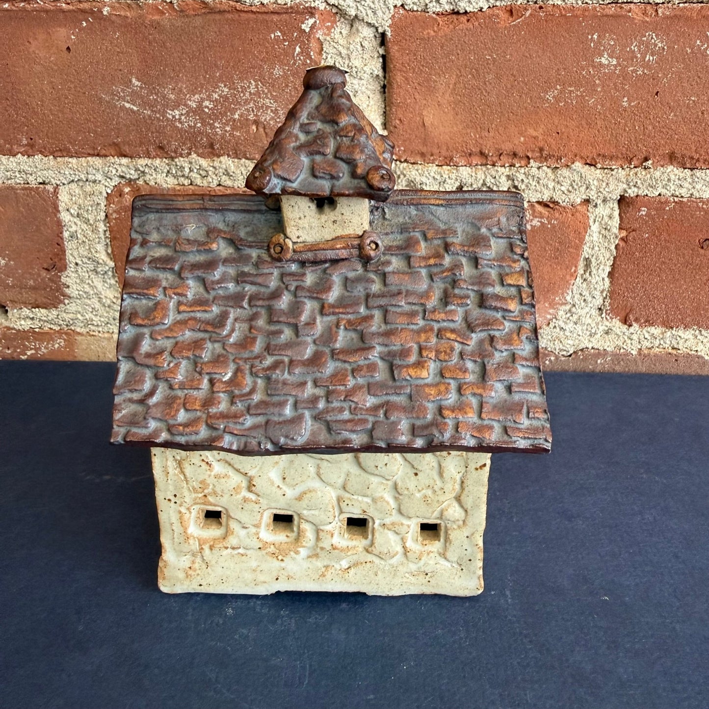 Windy Meadows Pottery Handcrafted Village House by Jan Richardson - Loom Vintage