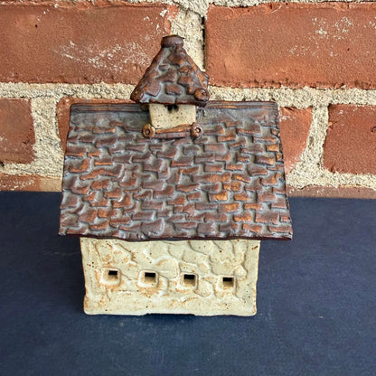 Windy Meadows Pottery Handcrafted Village House by Jan Richardson - Loom Vintage