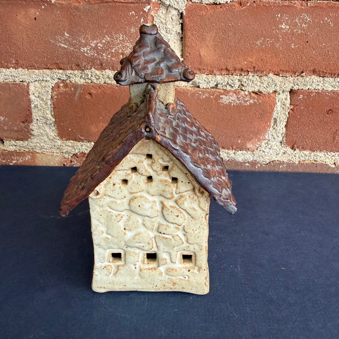 Windy Meadows Pottery Handcrafted Village House by Jan Richardson - Loom Vintage