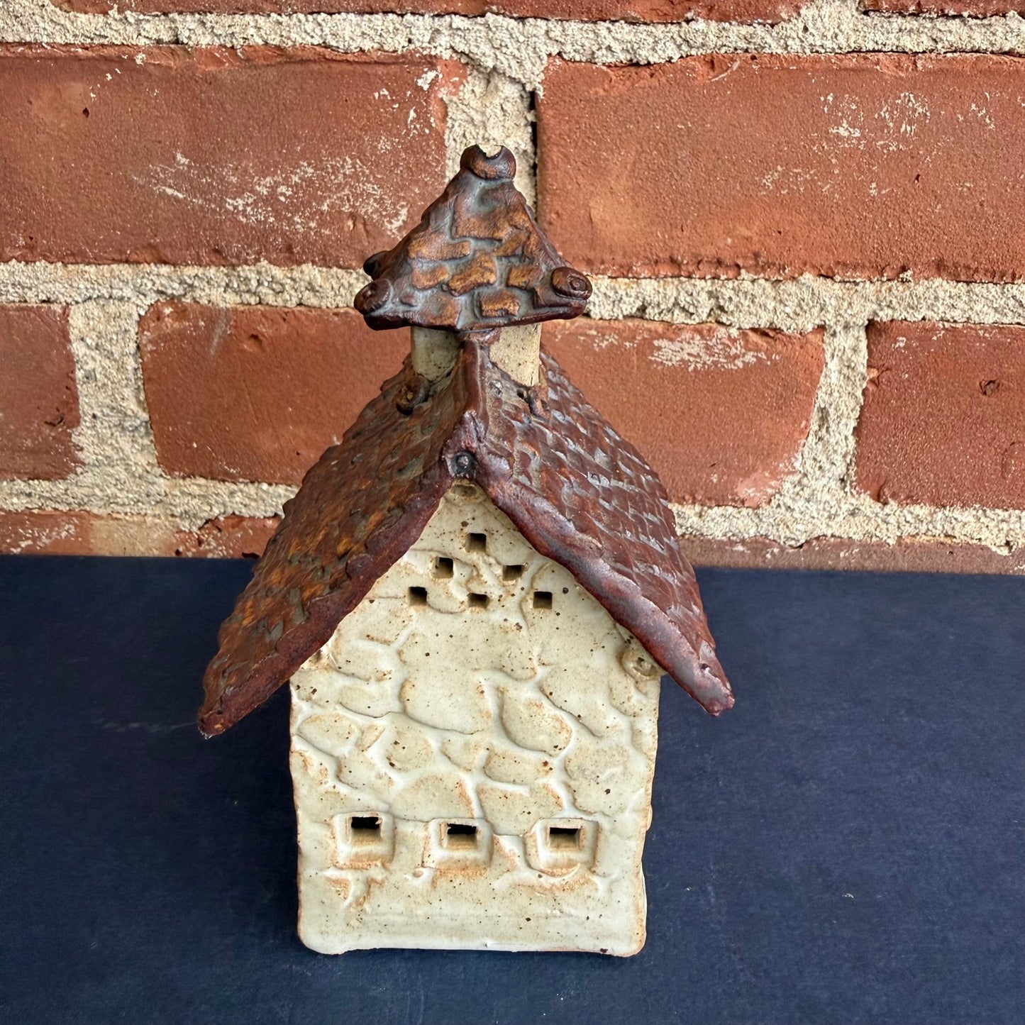 Windy Meadows Pottery Handcrafted Village House by Jan Richardson - Loom Vintage