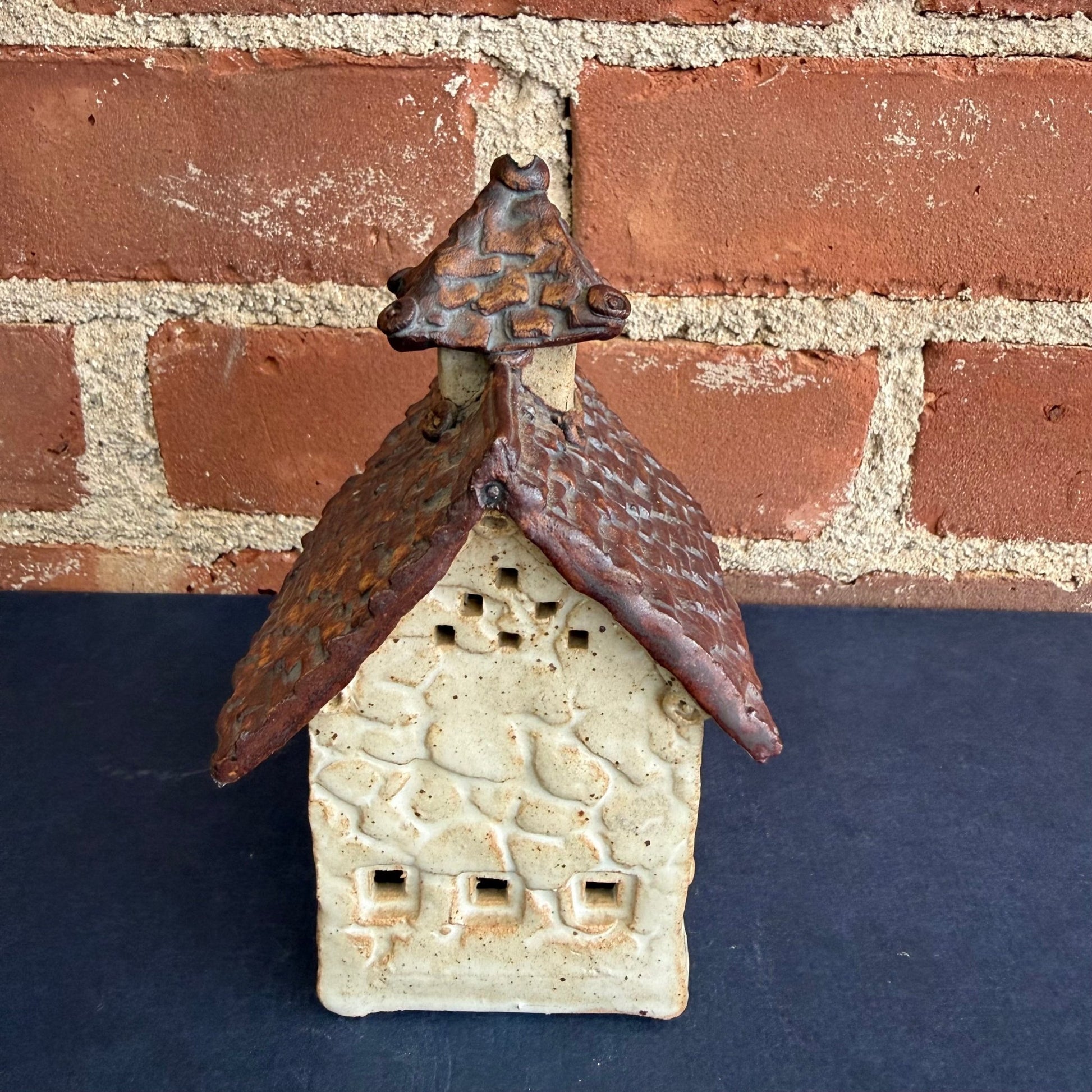 Windy Meadows Pottery Handcrafted Village House by Jan Richardson - Loom Vintage