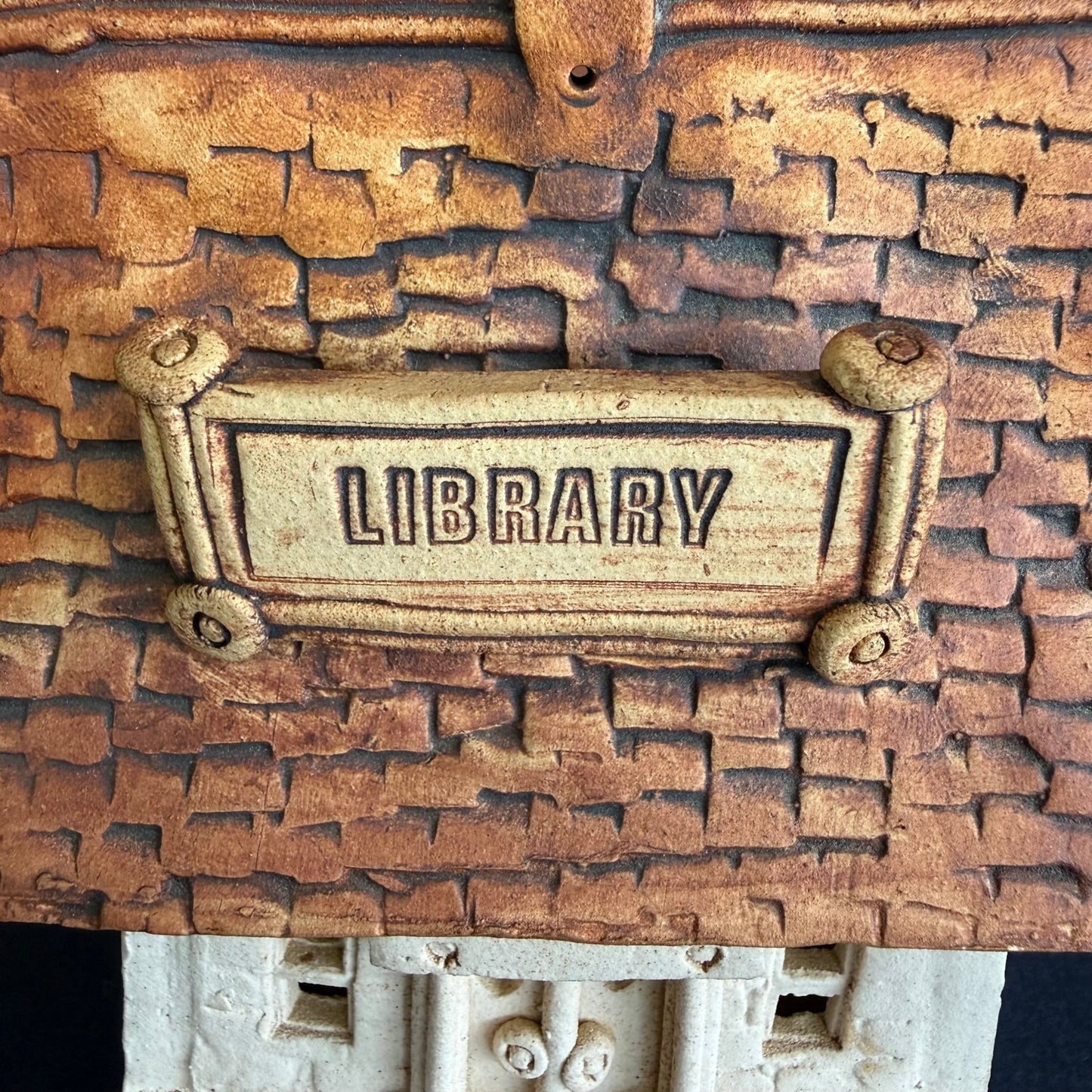Windy Meadows Pottery Library House by Jan Richardson - Loom Vintage