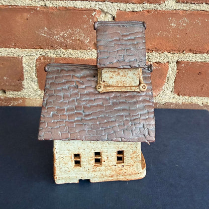 Windy Meadows Pottery Schoolhouse by Jan Richardson, 1990 - Loom Vintage