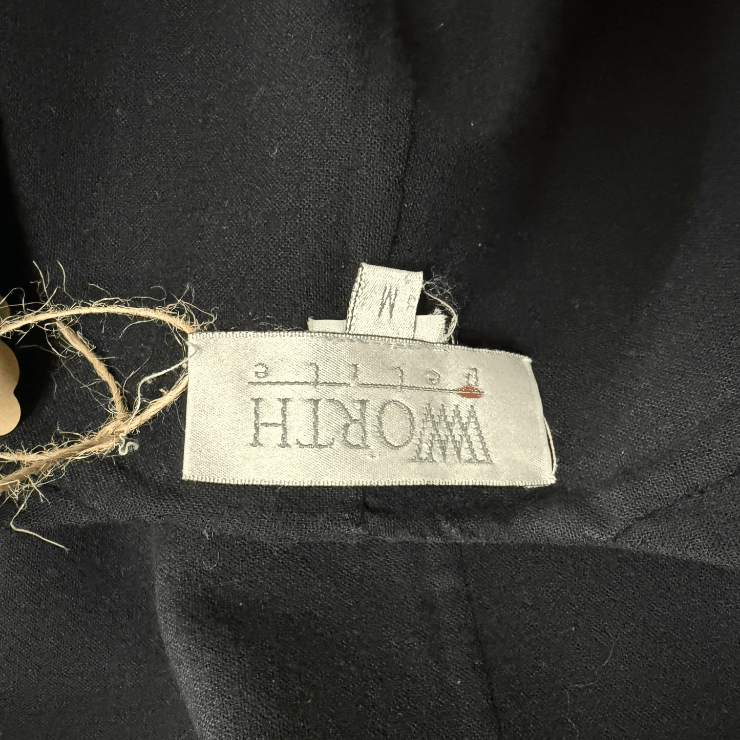 Worth Petite Wool Open - Front Navy Blue Jacket – Size M - Loom Vintage