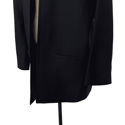 Worth Petite Wool Open - Front Navy Blue Jacket – Size M - Loom Vintage