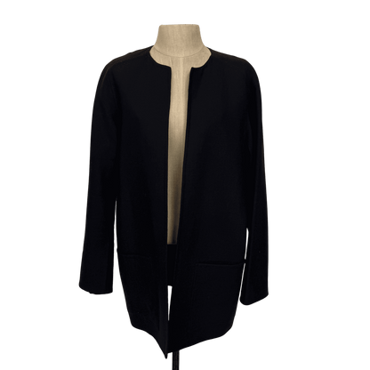 Worth Petite Wool Open - Front Navy Blue Jacket – Size M - Loom Vintage