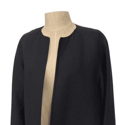 Worth Petite Wool Open - Front Navy Blue Jacket – Size M - Loom Vintage