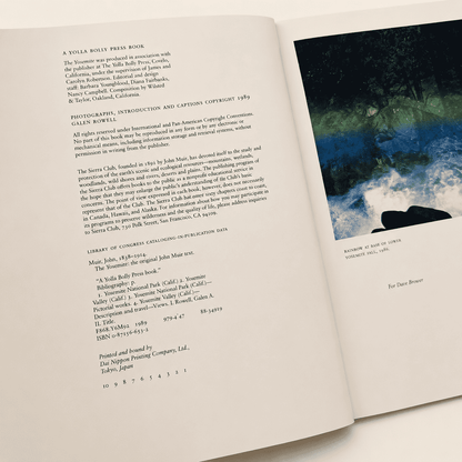 The Yosemite — John Muir, Photographs by Galen Rowell